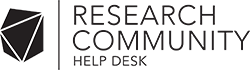 Research Community Helpdesk